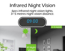 Afbeelding in Gallery-weergave laden, Spy Alarm Clock with 1080P HD Camcorder, WIFI &  Night Vision Motion Sensor