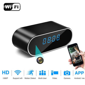 Spy Alarm Clock with 1080P HD Camcorder, WIFI &  Night Vision Motion Sensor