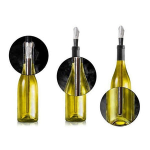 Stainless Steel Wine Chiller Stick with Wine Pourer