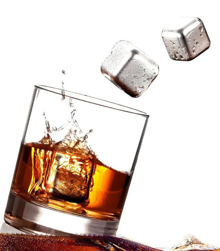 Whiskey Stainless Steel Ice Cubes