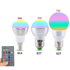 16 Color LED Changing Light Bulb Lamp