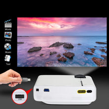 Afbeelding in Gallery-weergave laden, HD Mini LED Home Theater Projector with IOS input