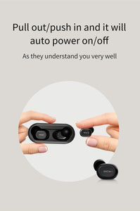 QCY Bluetooth Wireless Earphone with 3D Stereo and Dual Microphone