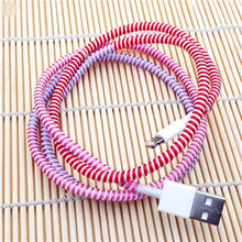 Afbeelding in Gallery-weergave laden, 10Pcs Spiral USB Charging Cable Protection Wrap