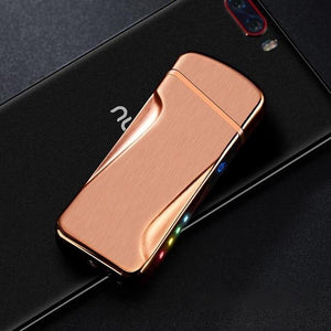 Double Arc Electronic Plasma USB Lighter with Touch Ignite