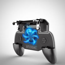 Afbeelding in Gallery-weergave laden, Wireless Smartphone Gaming Controller with 2000/4000mAh Power Bank &amp; Cooling Fan