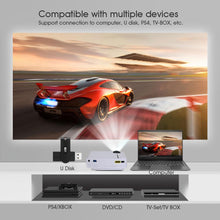 Afbeelding in Gallery-weergave laden, HD Mini LED Home Theater Projector with IOS input