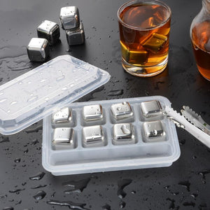 Whiskey Stainless Steel Ice Cubes